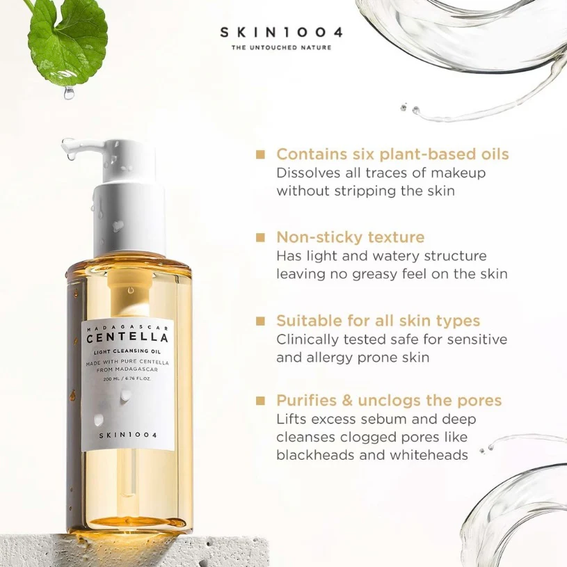 Skin1004 Madagascar Centella Light Cleansing Oil [200ml]